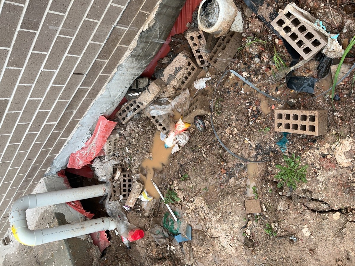 Grading required, recorded during a lock-up inspection in Leppington
