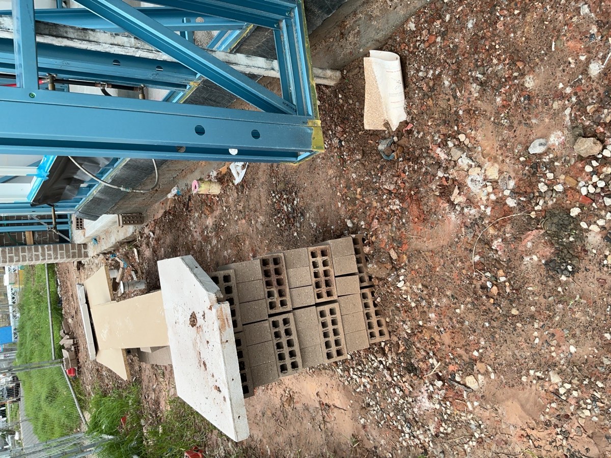 Site not graded away from the building, Leppington
