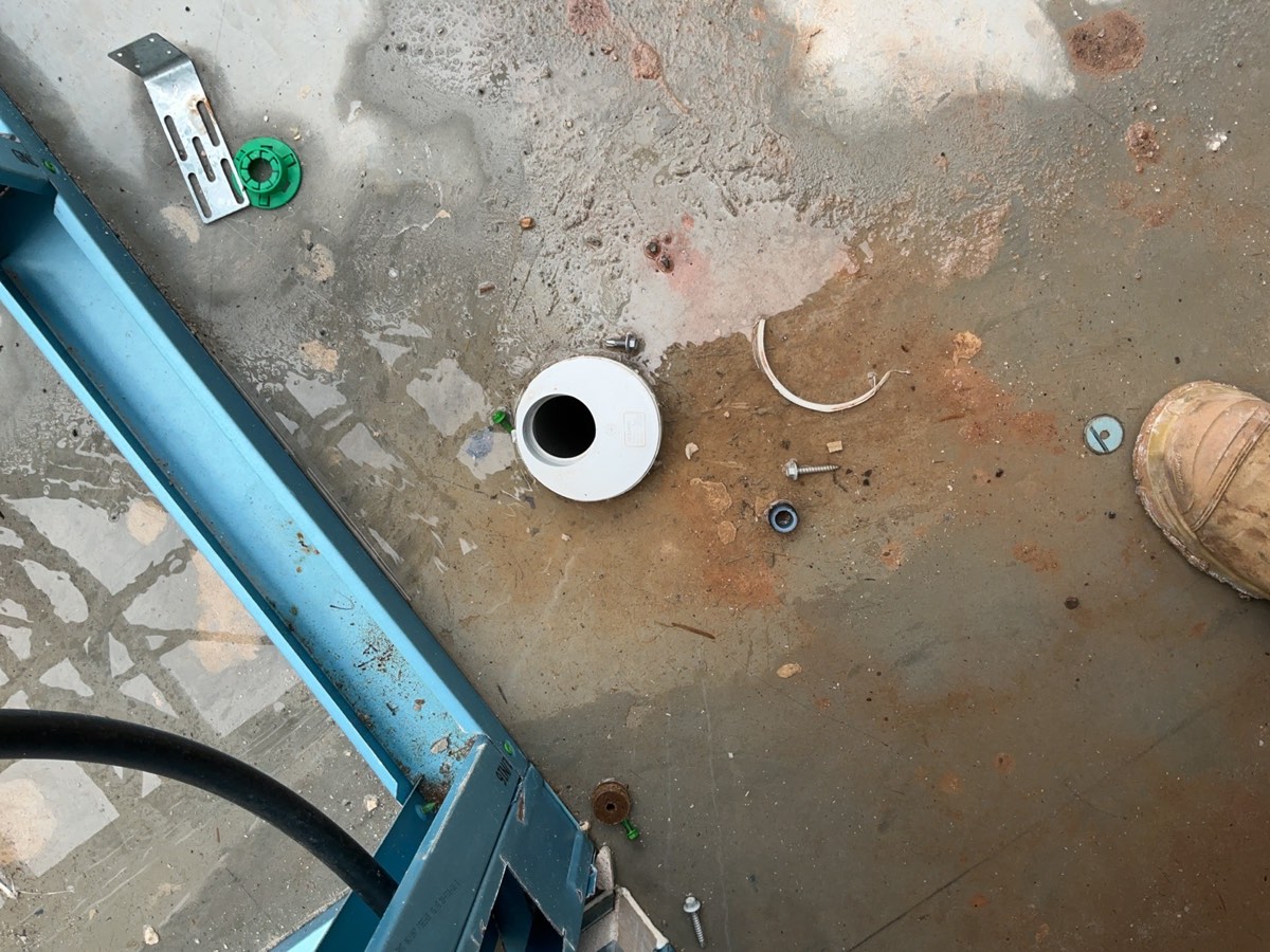Uncapped sewer pipe, Leppington
